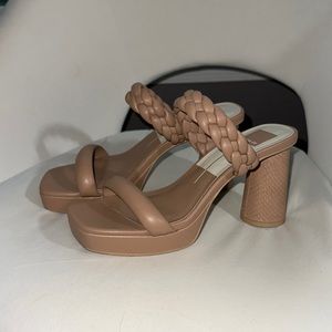 Dolce Vita Braided Platform Heels